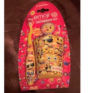 Emoji toothbrush set NEW